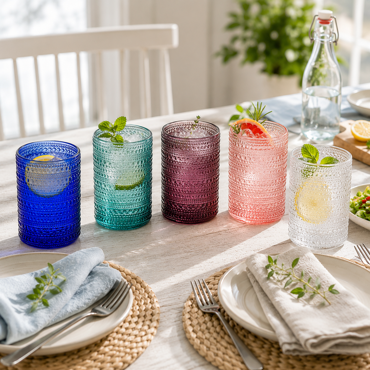 Alerra 13 Oz Vintage Glassware (Set of 6)