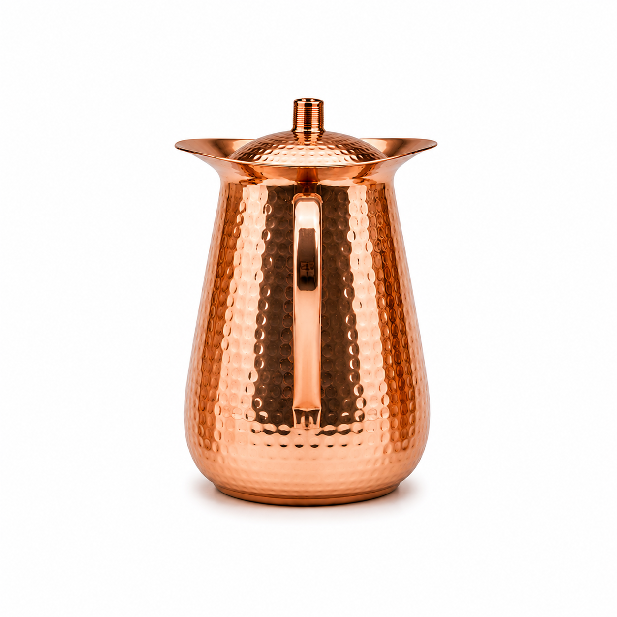 Alerra™ 70 Oz Solid Copper Hammered Pitcher Set