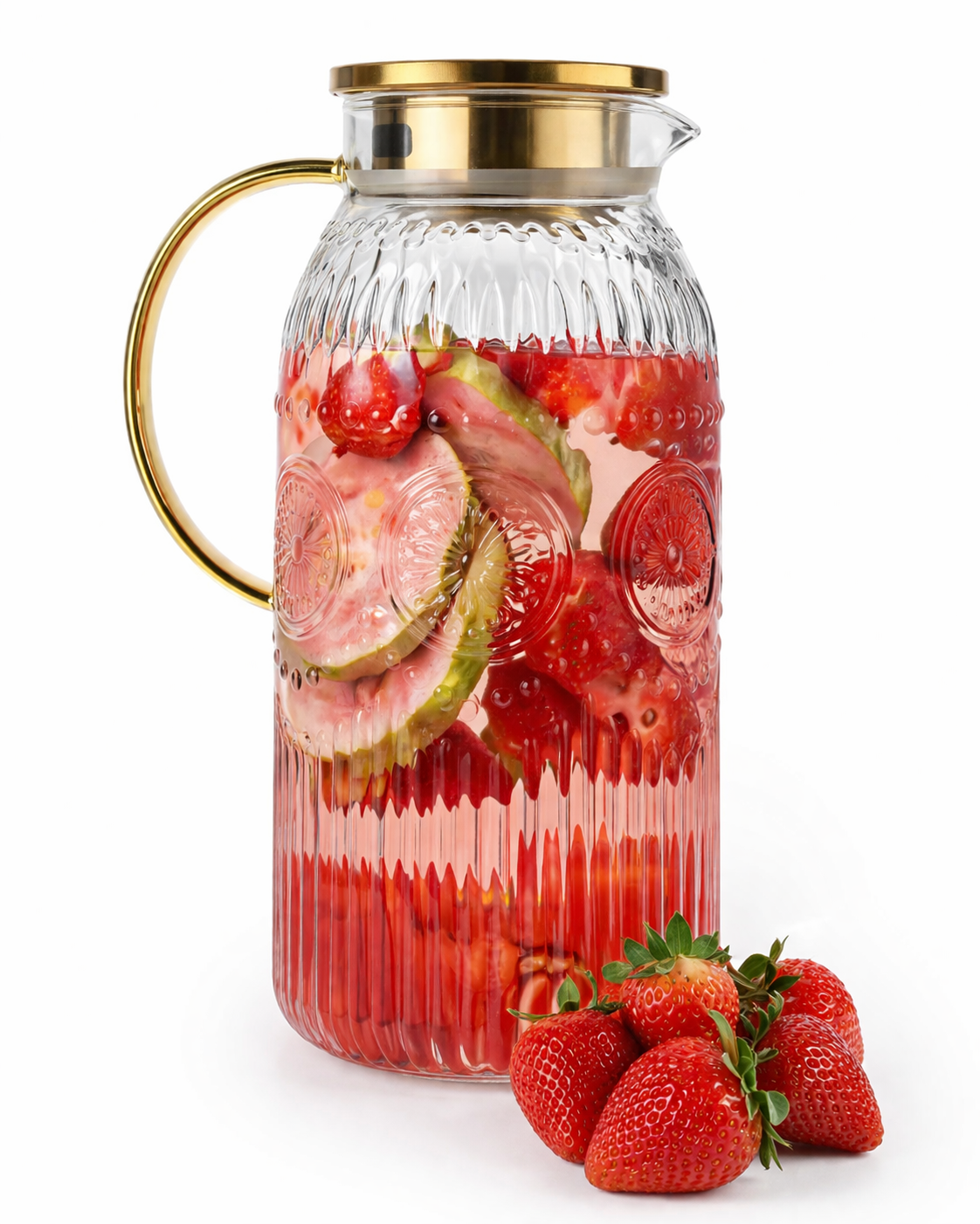 Alerra Sunstone 68 Oz Vintage Glass Pitcher