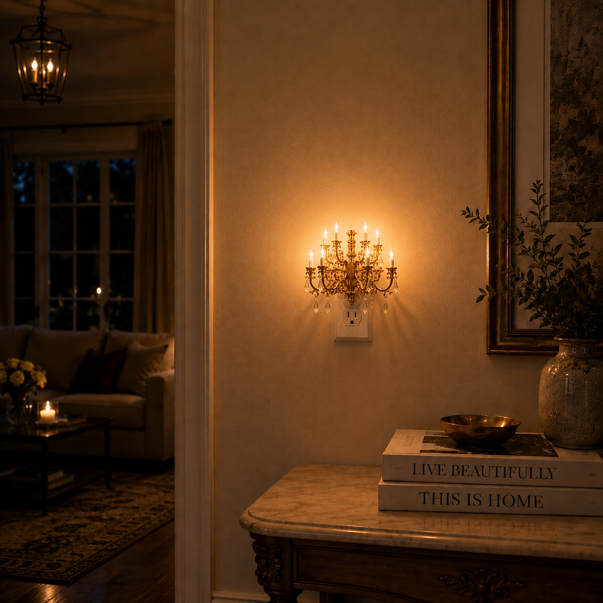 Alerra® Vintage Chandelier Night Light