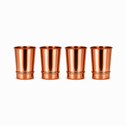 Alerra™ Pure Copper Tumbler Set (Set of 4)