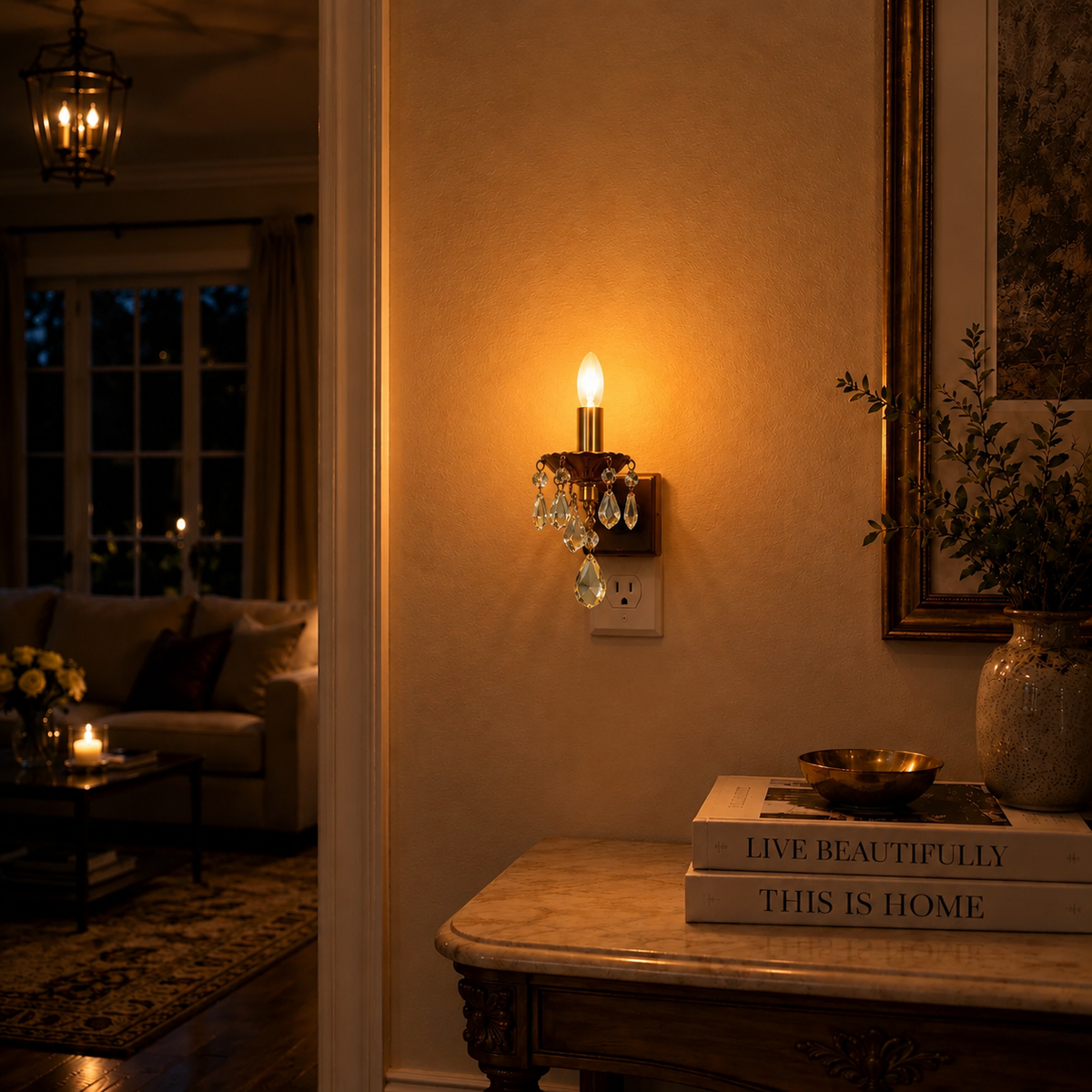 Alerra® Candle Flame Night Light