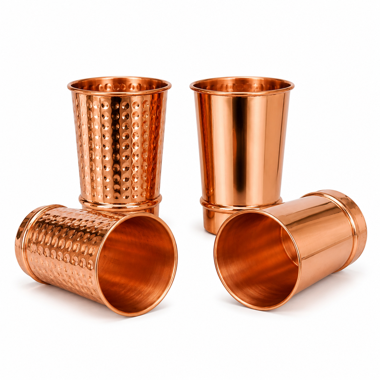 Alerra™ Pure Copper Tumbler Set (Set of 4)
