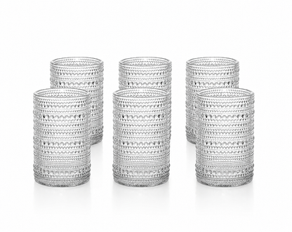 Alerra 13 Oz Vintage Glassware (Set of 6)