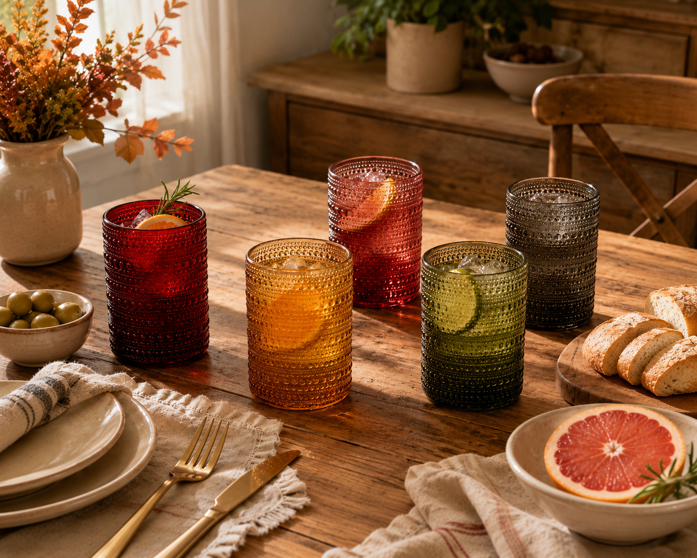Alerra 13 Oz Vintage Glassware (Set of 6)