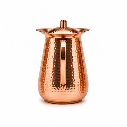 Alerra™ 70 Oz Solid Copper Hammered Pitcher Set