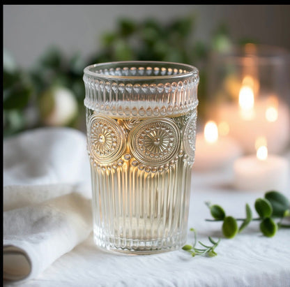 Alerra Sunstone 13 Oz Vintage Glassware Set (Set of 2)