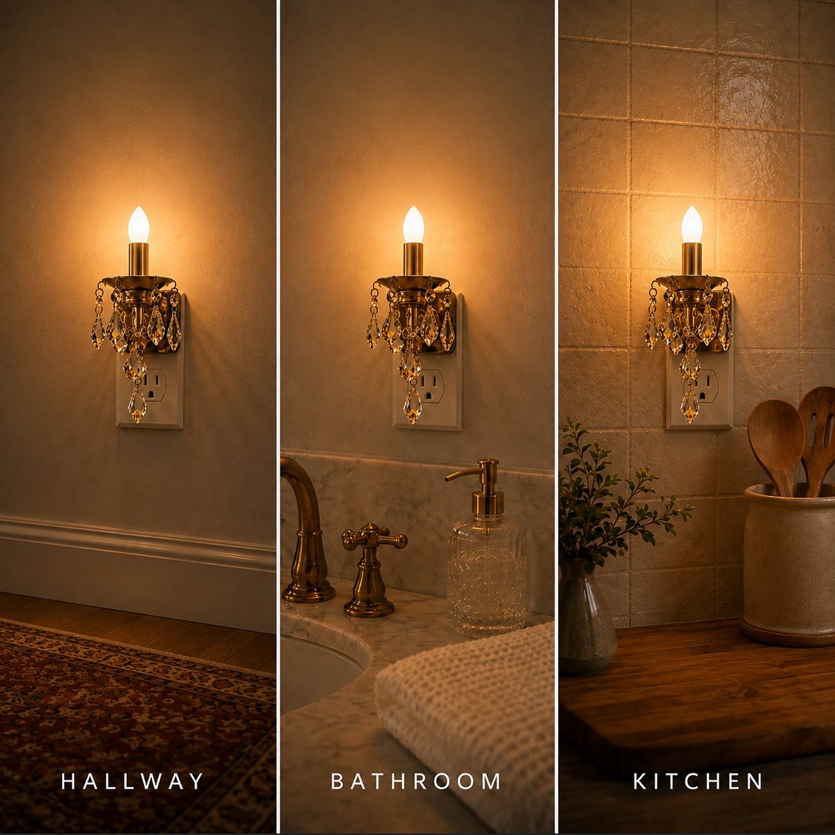 Alerra® Candle Flame Night Light